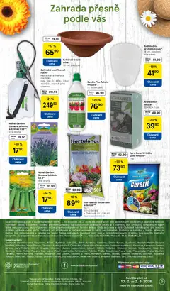 Náhled letáku Hortulanus Univerzální substrát**, 50 l od 18.02.2026 | Strana: 9