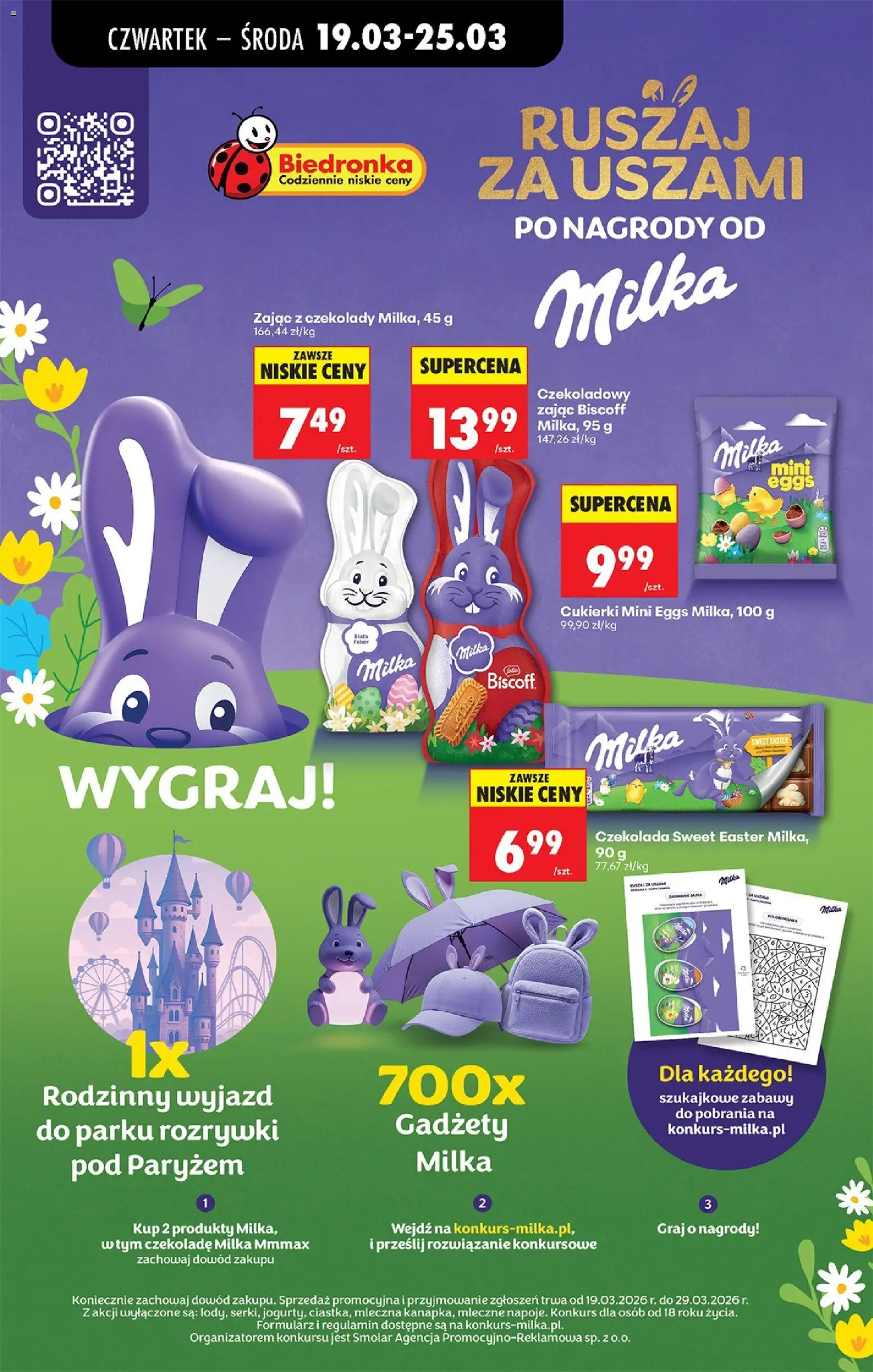 Biedronka Polsko leták - Codziennie niskie ceny od 19.03.2026 | Strana: 67 | Produkty: Milka