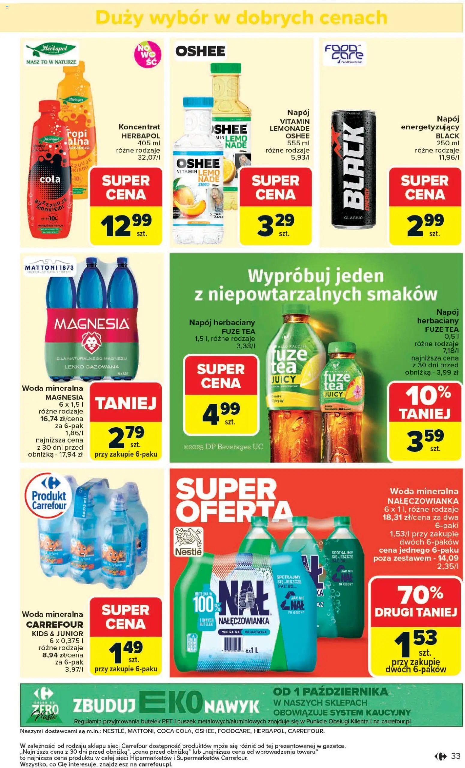 Carrefour Gazetka od 27.10.2025 | Strona: 35 | Produkty: Woda