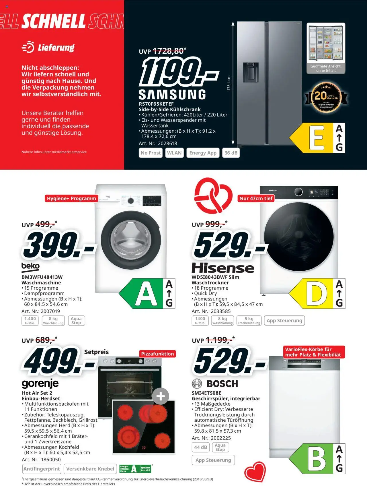 Media Markt Angebote gültig ab 15.10.2025 | Seite: 22 | Produkte: Kühlschrank, Waschmaschine, Kochfeld, Samsung
