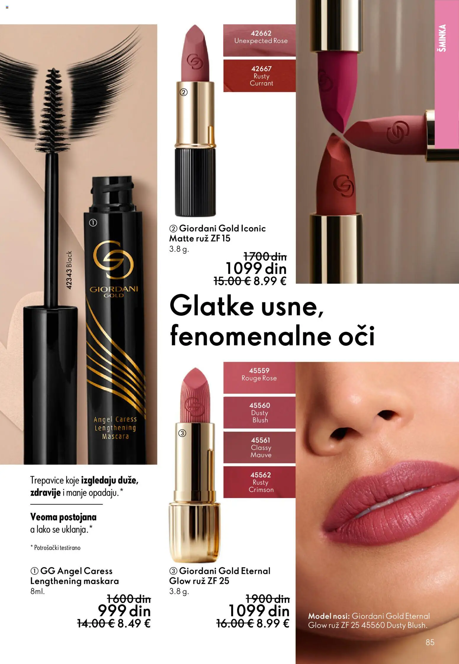 Oriflame katalog - važi od 19.11.2025 | Strana: 85 | Proizvode: Šminka, Maskara