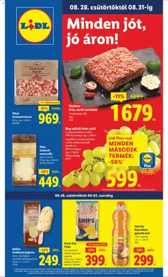 Lidl Akciós újság - amely érvényes a következő dátumtól: 28.08.2025