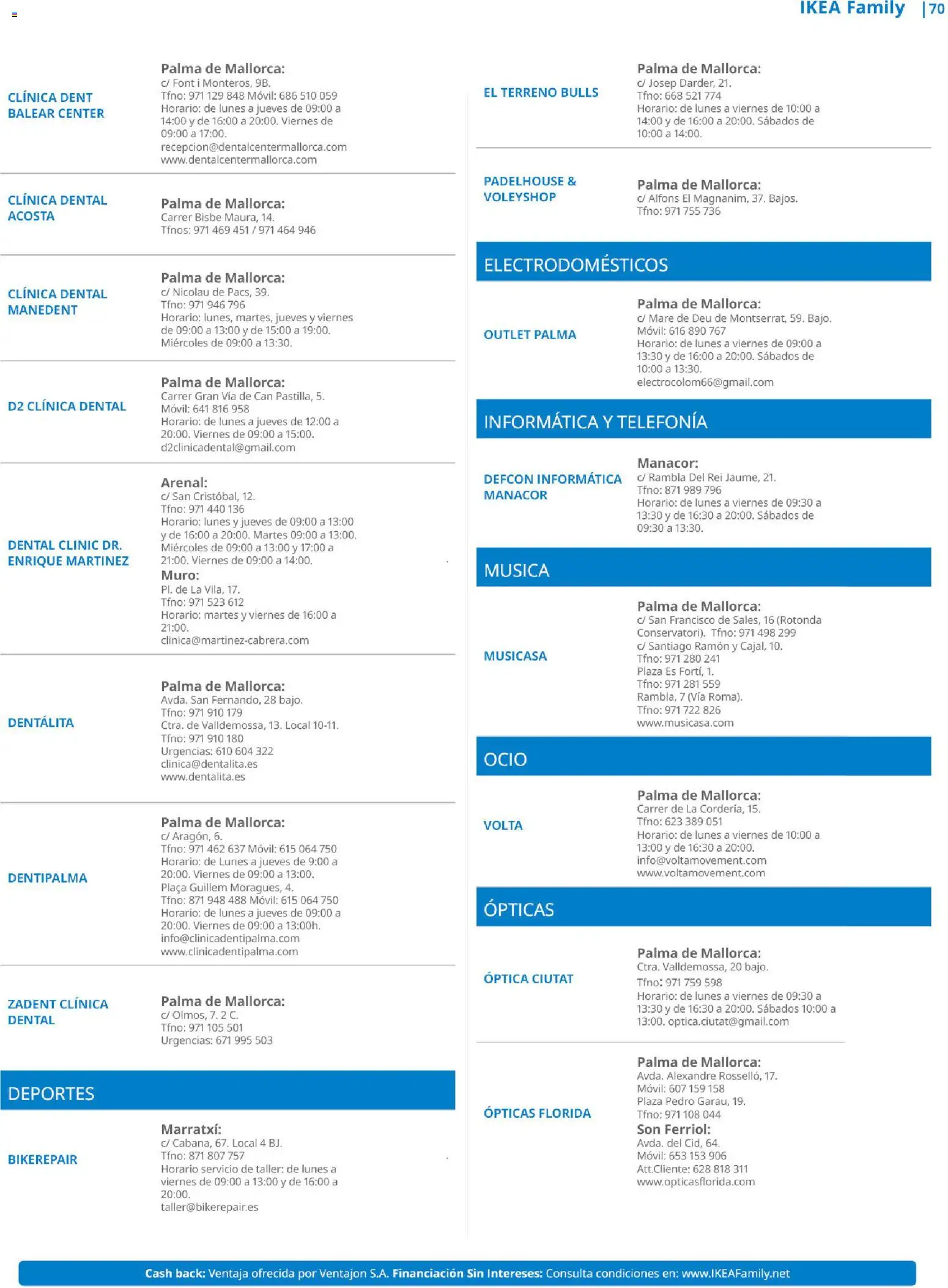 Catálogo IKEA Family Mallorca │ válido desde el 01.01.2026 | Página: 70