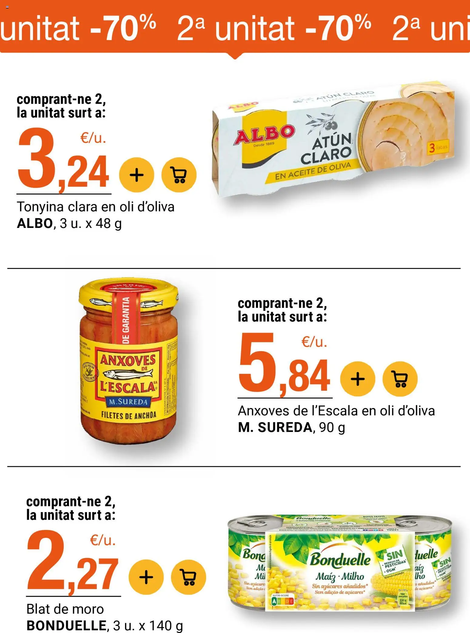 Bonpreu folleto │ válido desde el 21.04.2026 | Página: 16 | Productos: Aceite, Aceite de oliva, Anchoa, Atún claro