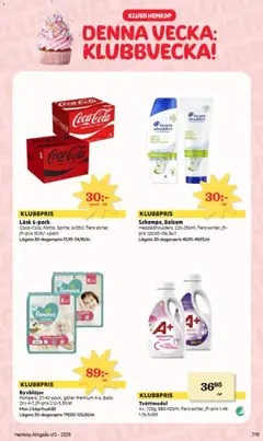 Hemköp erbjudanden - Förhandsvisning av reklamblad från butik Hemköp aktuell från 23.03.2026 | Sida: 14 | Produkter: Balsam, Tvättmedel, Coca cola, Äpple