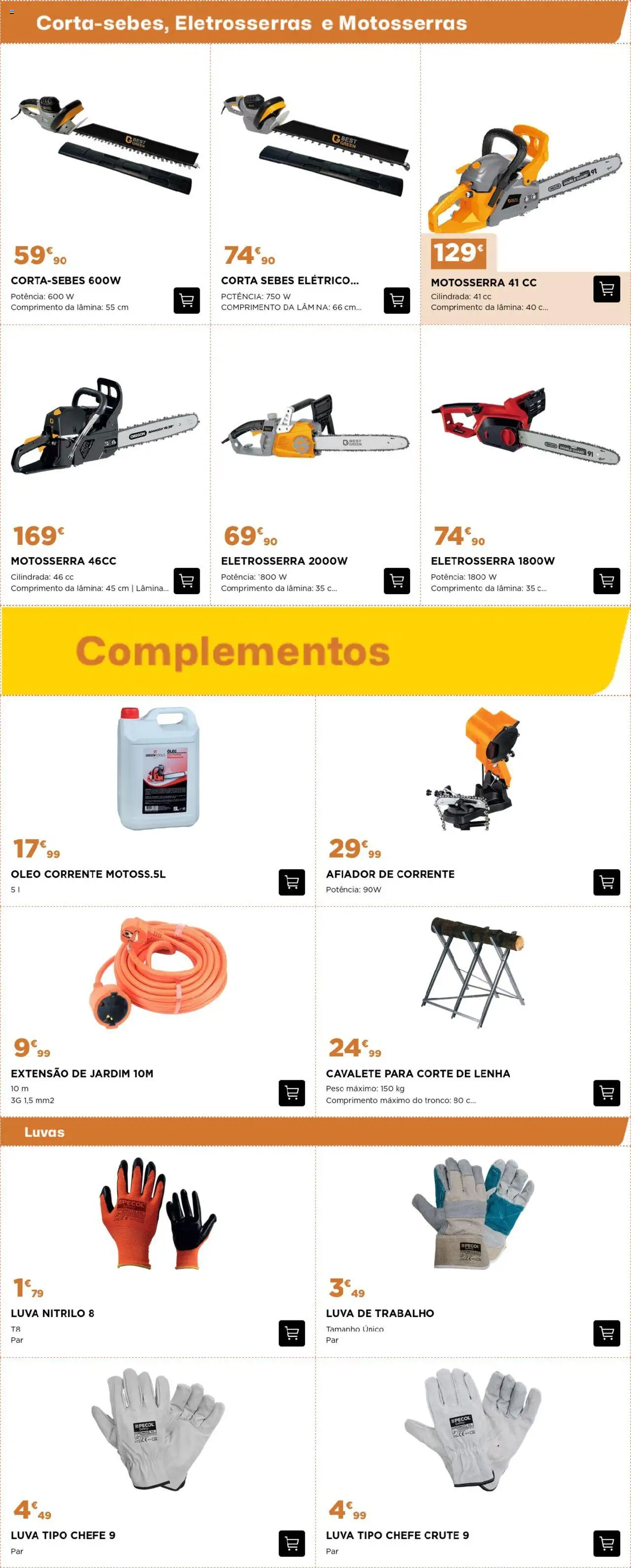 BricoMarché - Catálogo Jardim Outono Inverno │ válido de 02.10.2025 | Página: 2 | Produtos: Luvas, Cavalete, Óleo