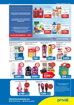 PRIVÁT Akciós újság - amely érvényes a következő dátumtól: 12.02.2026 | Oldal: 4 | Termékek: Ariel, Old spice, Papírtörlő, Mosogatószer