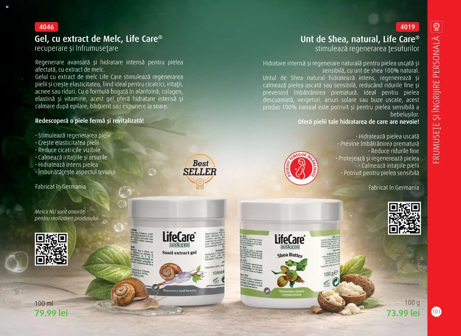Noul catalog Life Care – valabil de la 01.04.2026 | Pagină: 103 | Produse: Unt
