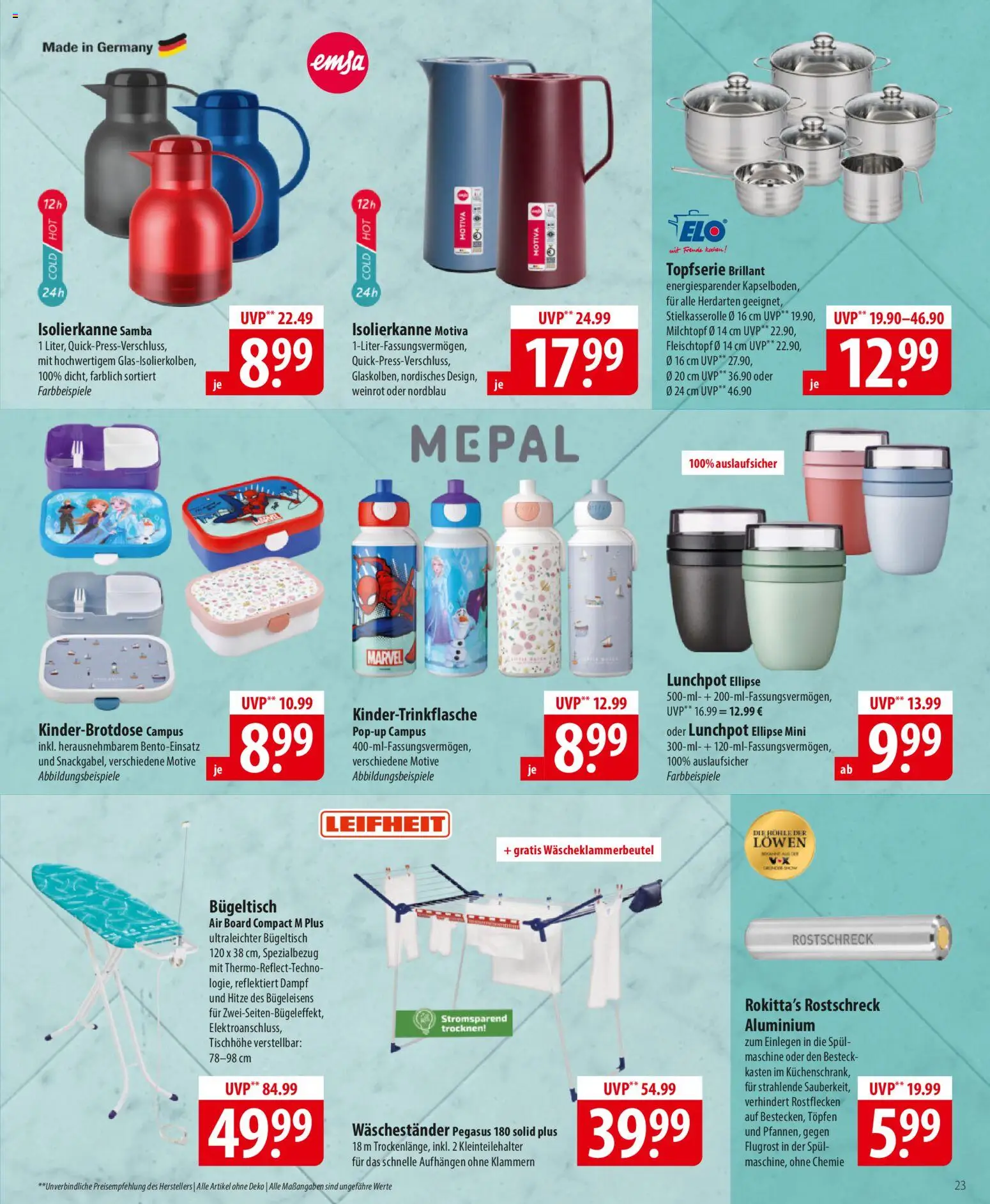 Famila Prospekt 	 – gültig ab 17.11.2025 | Seite: 23 | Produkte: Waschestander