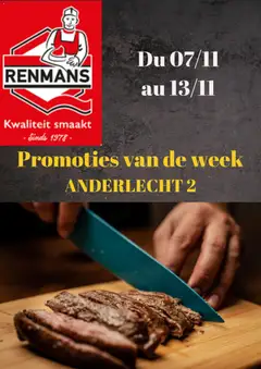 Renmans folder / publicité - Voorbeeld van een folder van Renmans, geldig van 07.11.2025