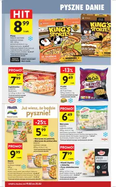 Pogląd oferty "Intermarche Gazetka" - ważna od 19.02.2026 | Strona: 18 | Produkty: Kurczak, Zapiekanka, Kluski śląskie, Szpinak