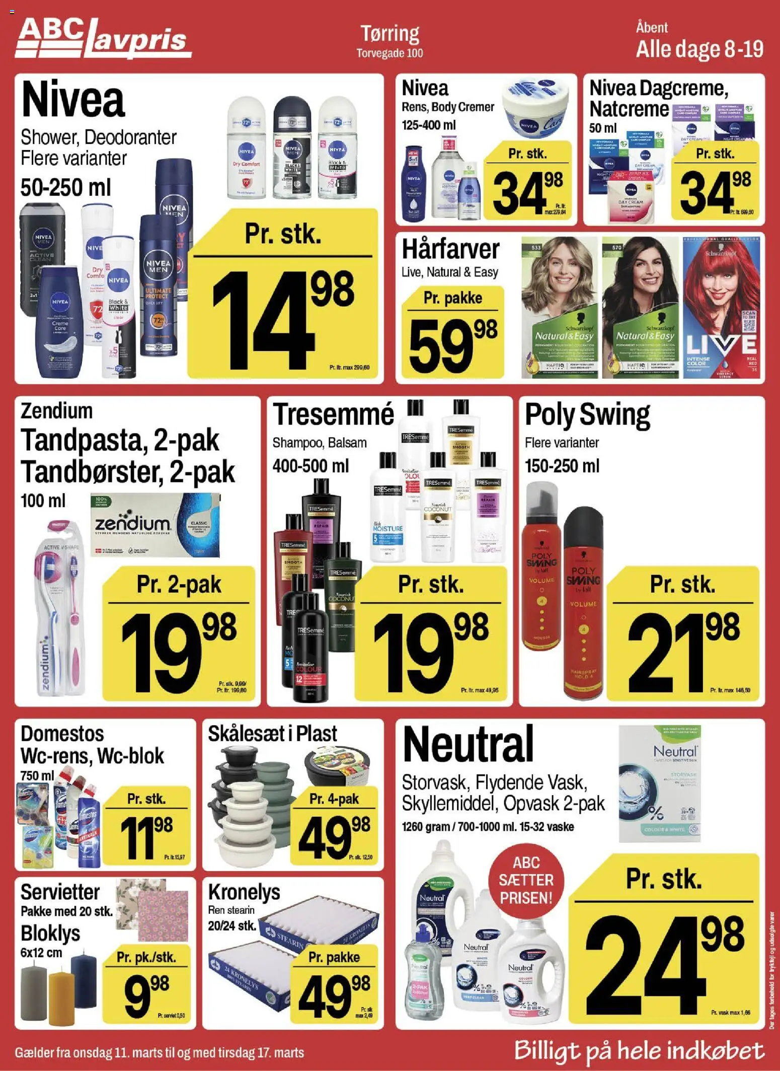 Abc Lavpris tilbudsavis – gyldig fra 11.03.2026 | Side: 11 | Produkter: Balsam, Creme