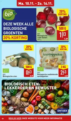 Aldi -Folder week 46 - Voorbeeld van een folder van Aldi, geldig van 10.11.2025 | Pagina: 18 | Producten: Groenten