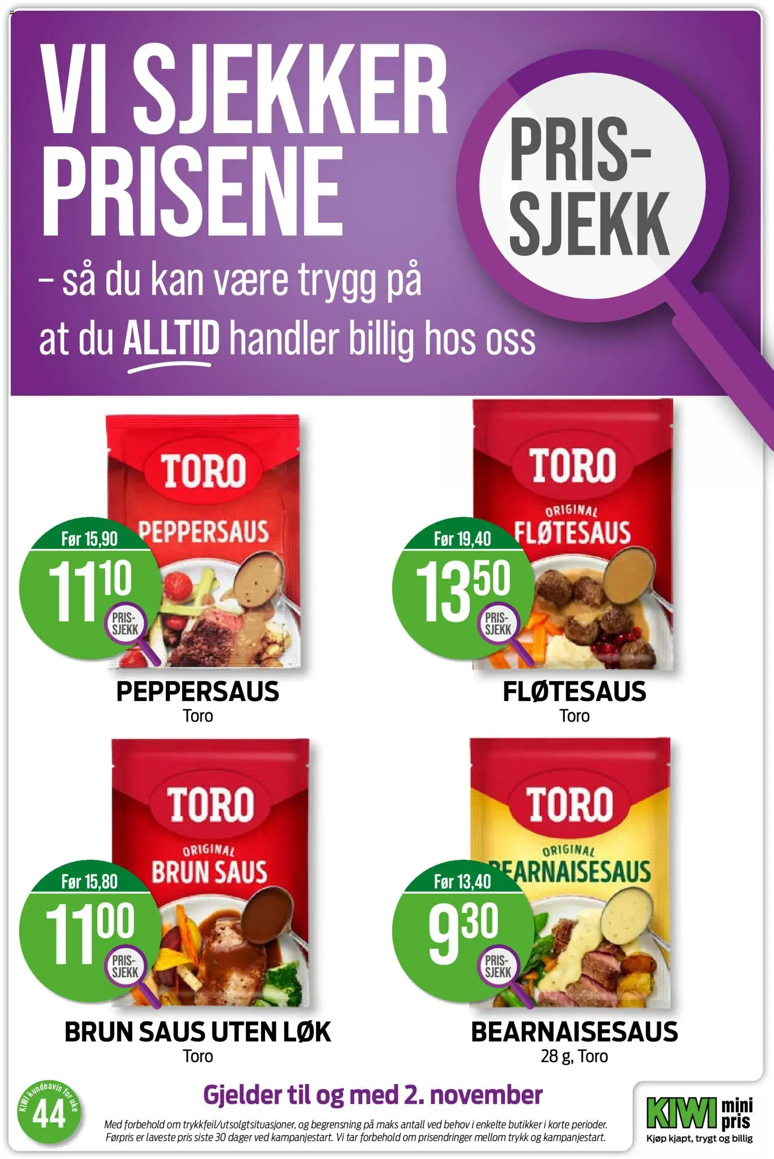 {H1} | Side: 4 | Produkter: Løk, Saus