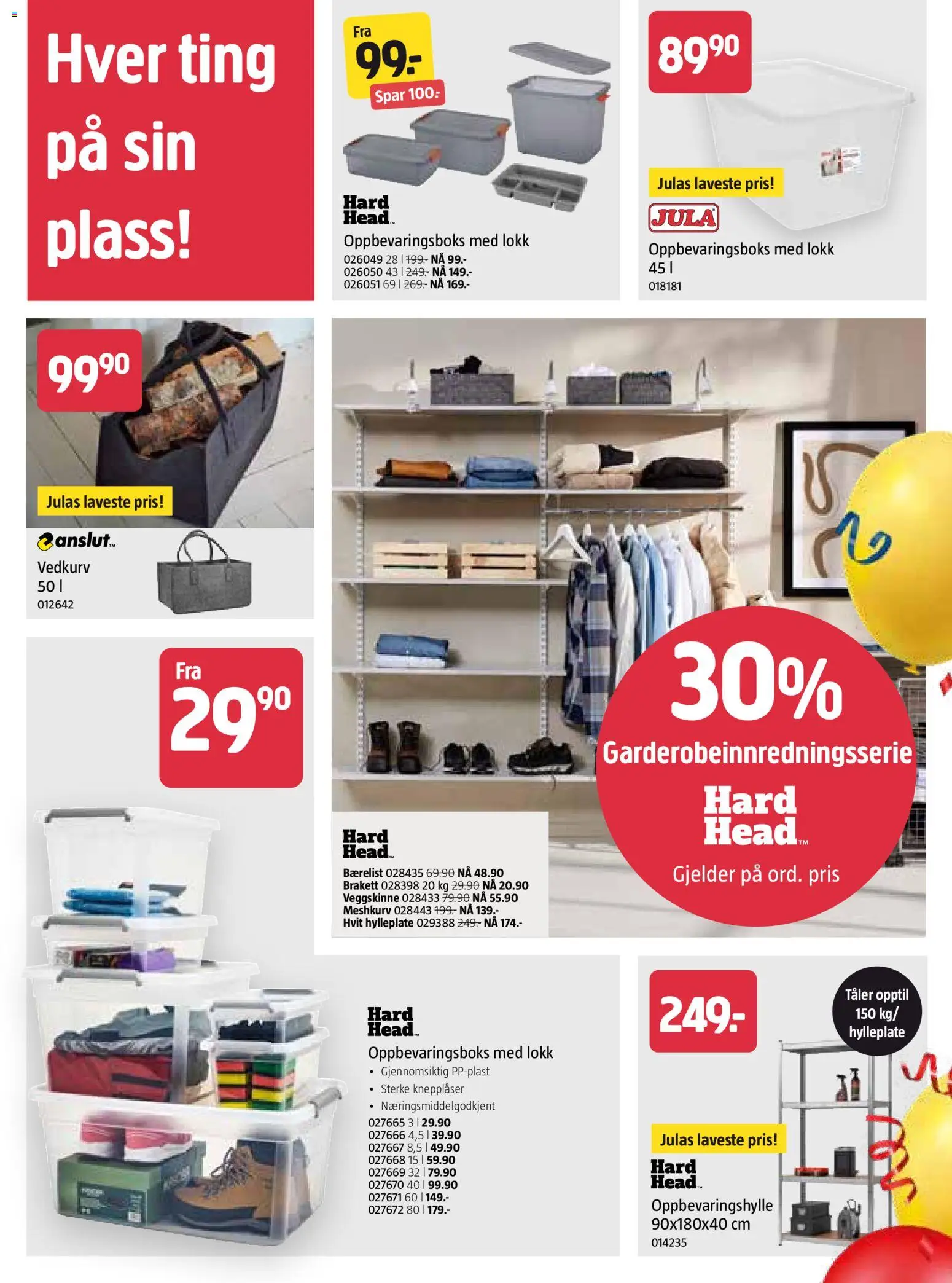 {H1} | Side: 3 | Produkter: Oppbevaringsboks