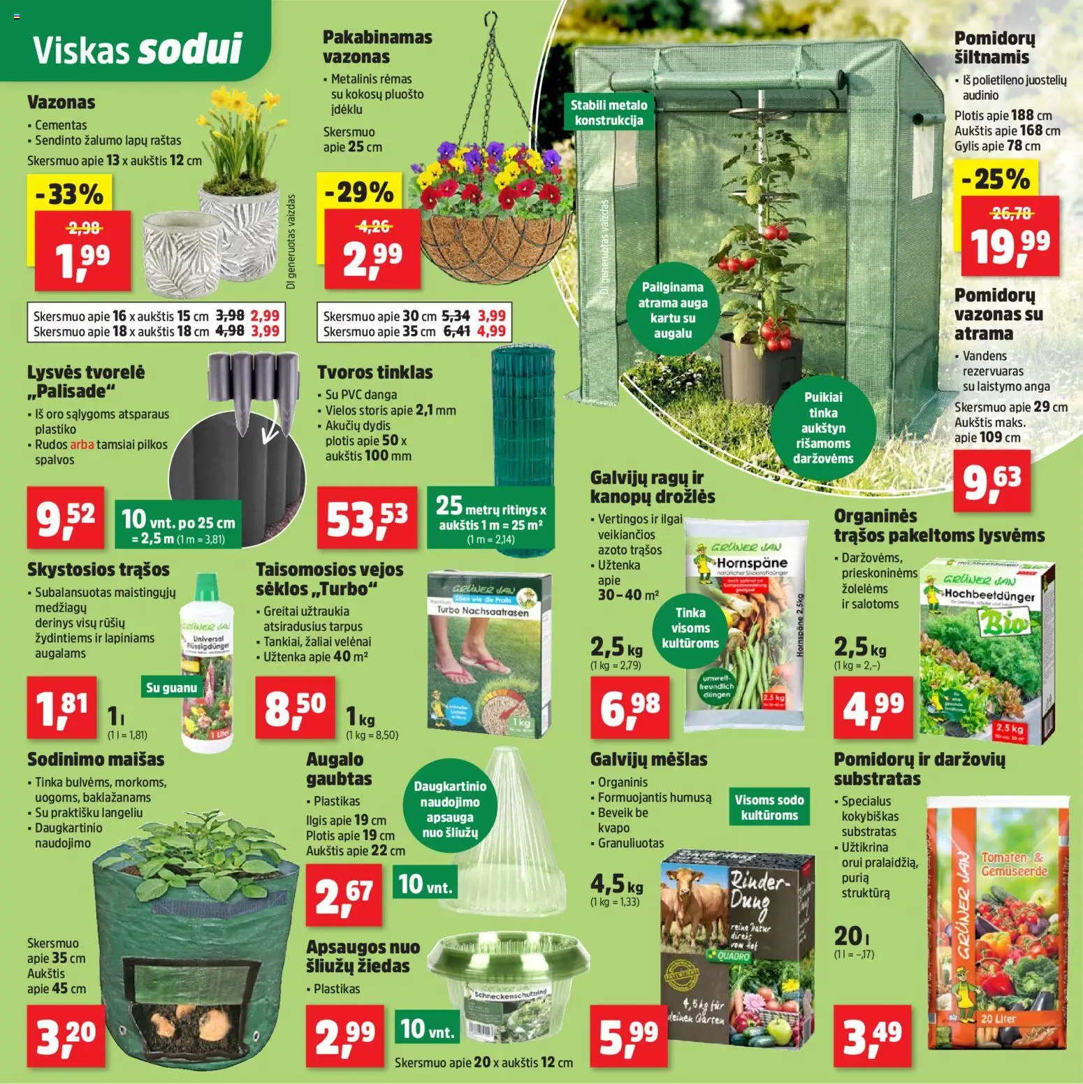 Thomas Philipps akcijos nuo 27.04.2026 | Puslapis: 3 | Prekių: Sėklos, Vazonas