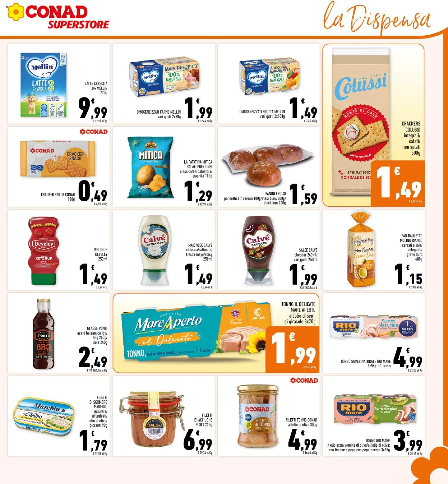 Volantino Conad del 06.11.2025 | Pagina: 21 | Prodotti: Frutta, Latte, Olio, Tonno
