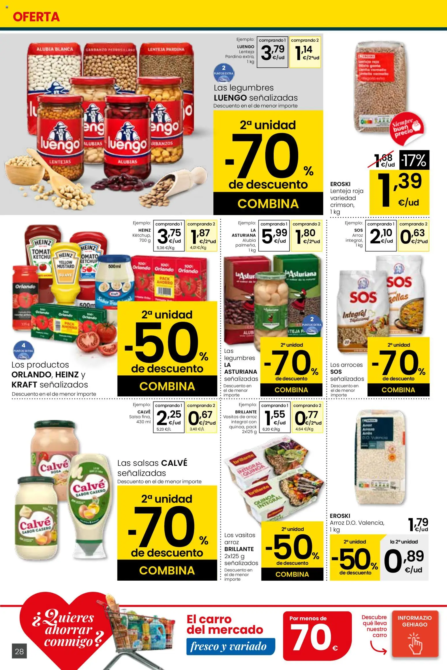 Eroski - Quieres ahorrar conmigo │ válido desde el 26.03.2026 | Página: 28 | Productos: Arroz