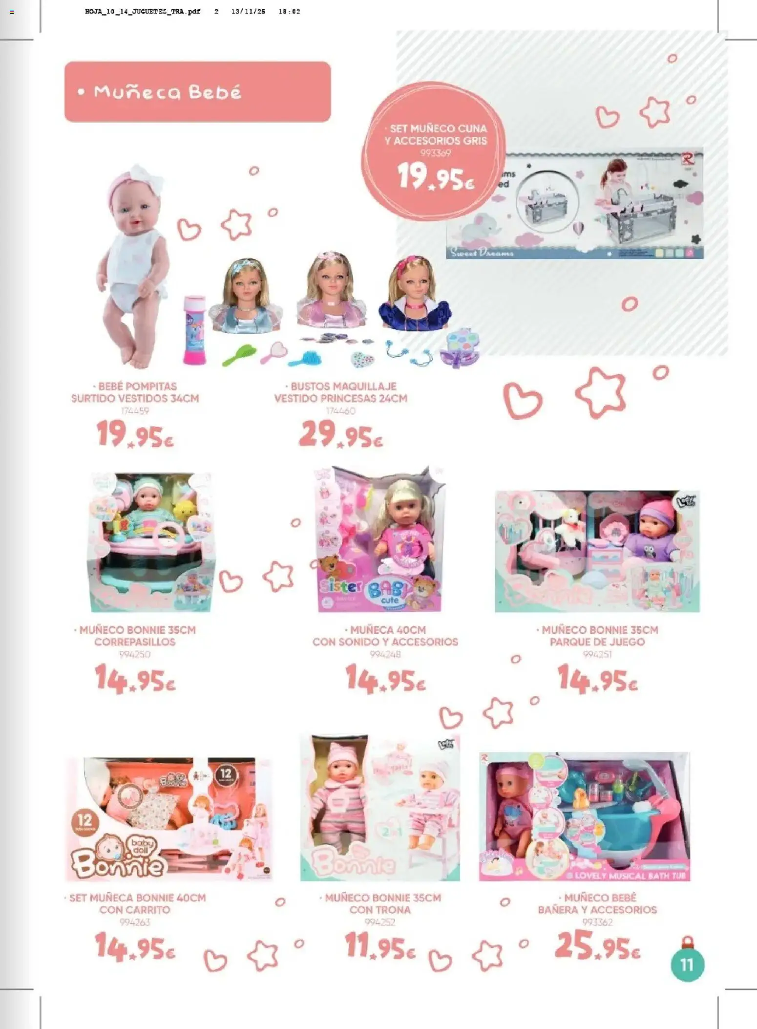 Family Cash folleto │ válido desde el 17.11.2025 | Página: 10 | Productos: Maquillaje, Muñeca, Cuna