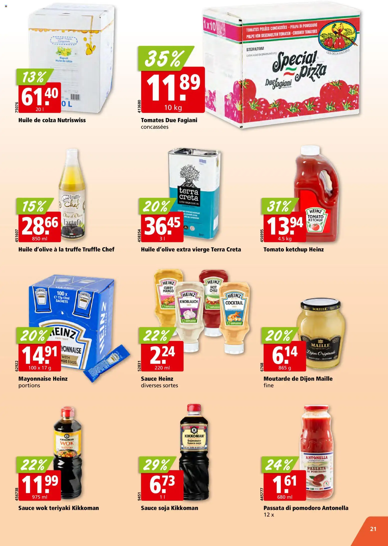 Aligro Aktionen Chavannes, Matran, Genève, Sion – gültig ab 17.11.2025 | Seite: 21 | Produkte: Pizza, Tomaten, Mayonnaise, Wok