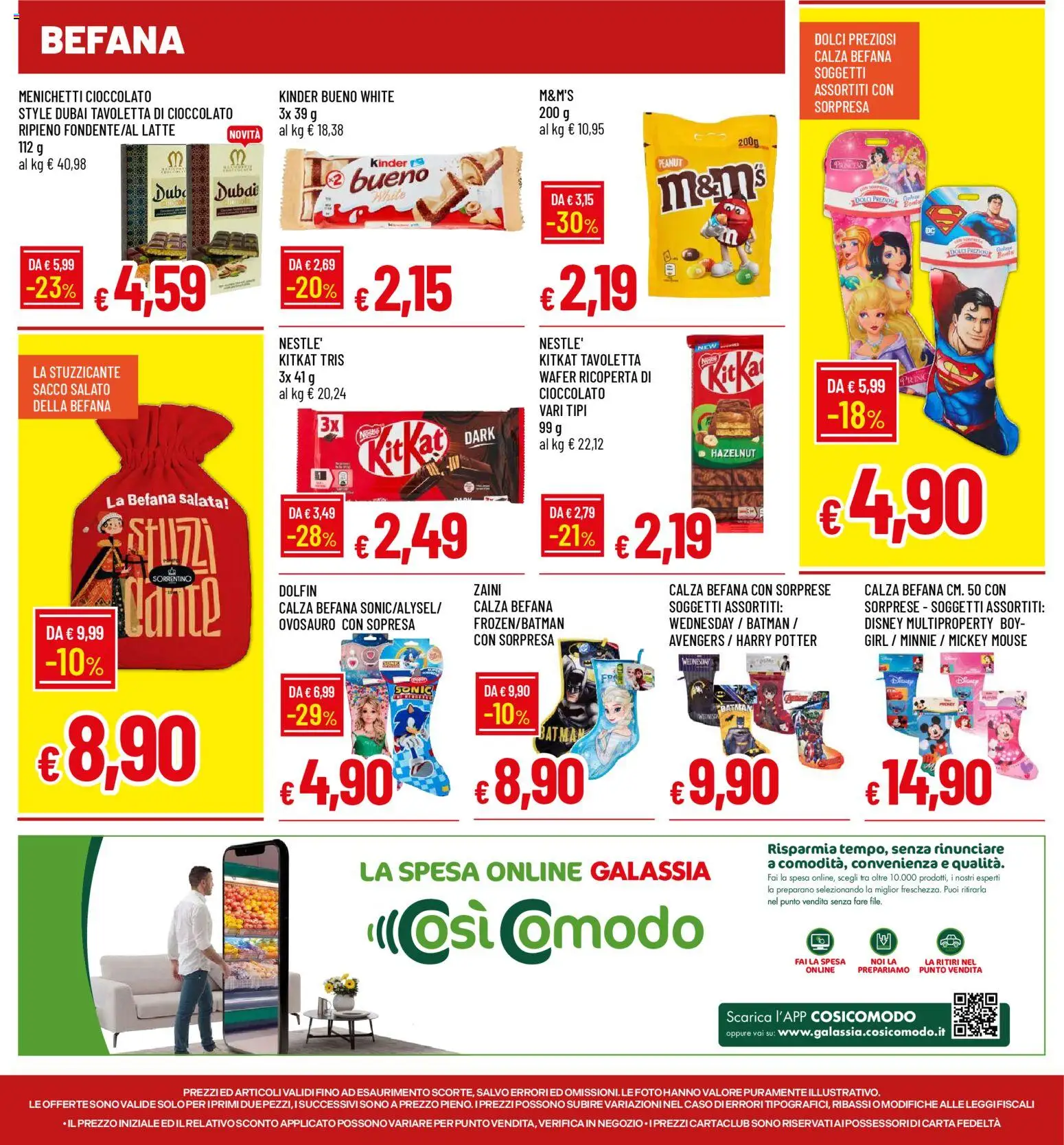 Volantino Galassia del 29.12.2025 | Pagina: 20 | Prodotti: Cioccolato, Latte, Mouse