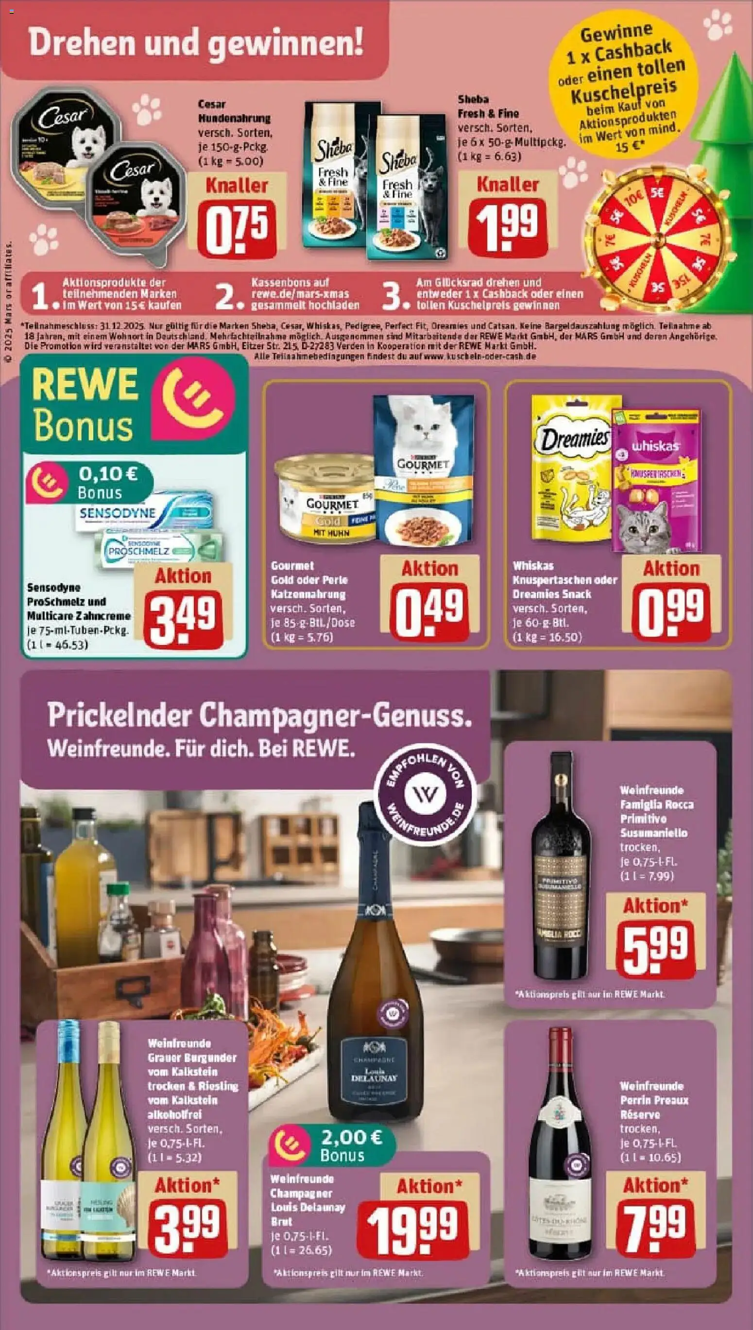 Rewe prospekt Eurasburg	 – gültig ab 22.12.2025 | Seite: 20 | Produkte: Sheba, Mars, Whiskas