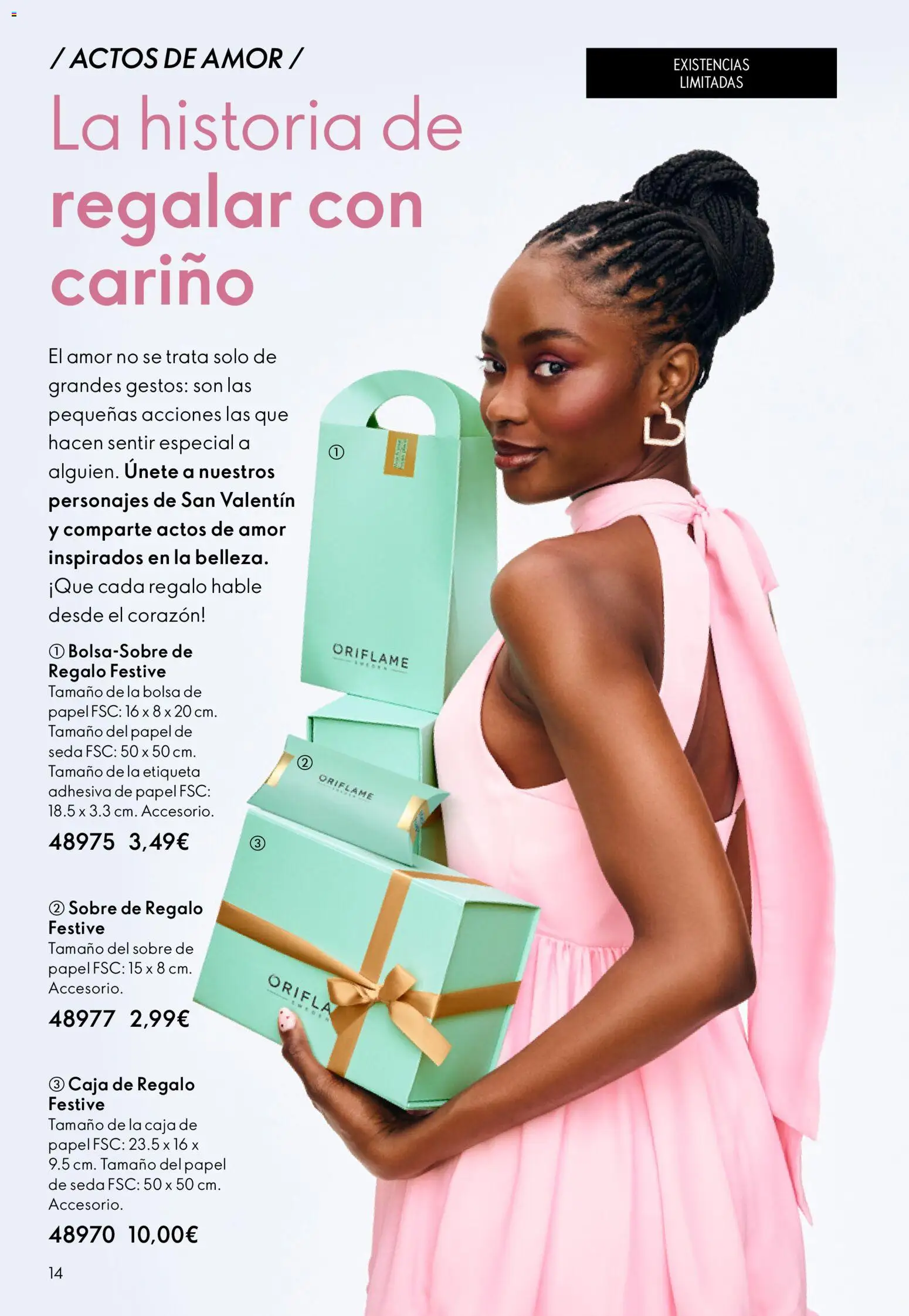 Oriflame - Catálogo Campaña 2 │ válido desde el 28.01.2026 | Página: 14 | Productos: Bolsa, Caja