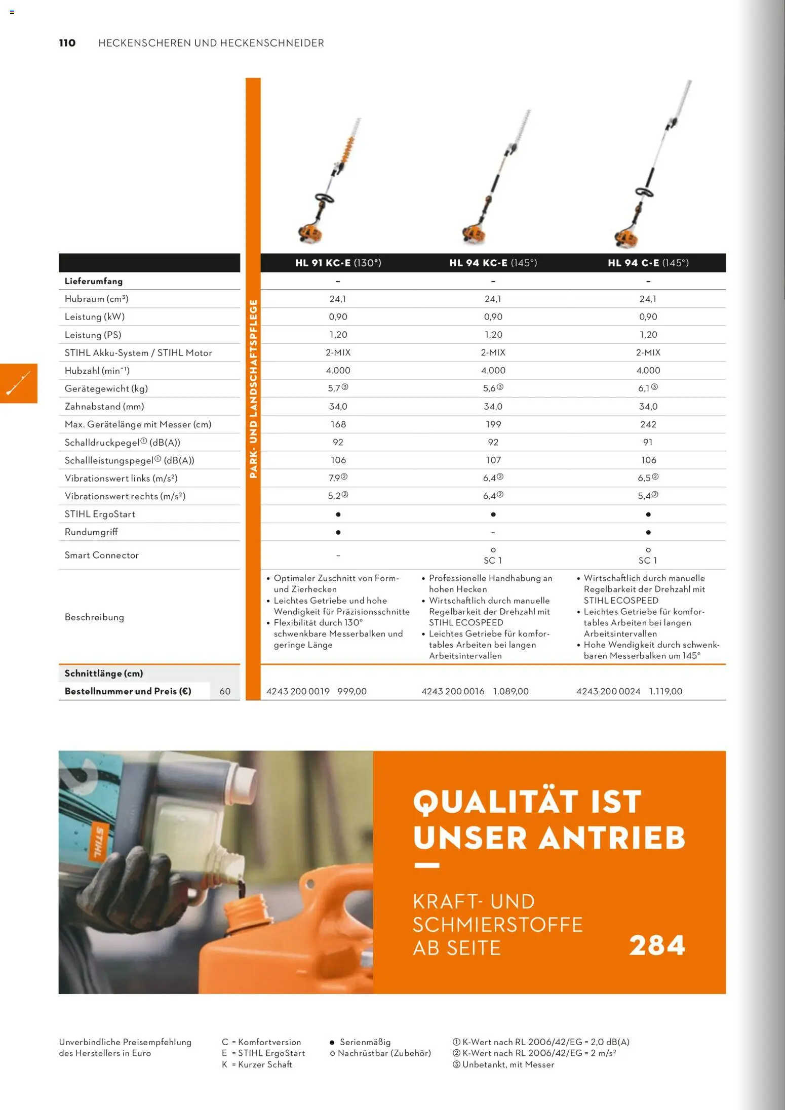 STIHL Katalog – gültig ab 01.01.2026 | Seite: 110