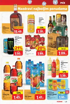 Plodine - Katalog - Pregled kataloga iz trgovine Plodine, vrijedi od 15.10.2025 | Stranica: 29 | Proizvodi: Kozel, Čaj, Ožujsko, Jabuka