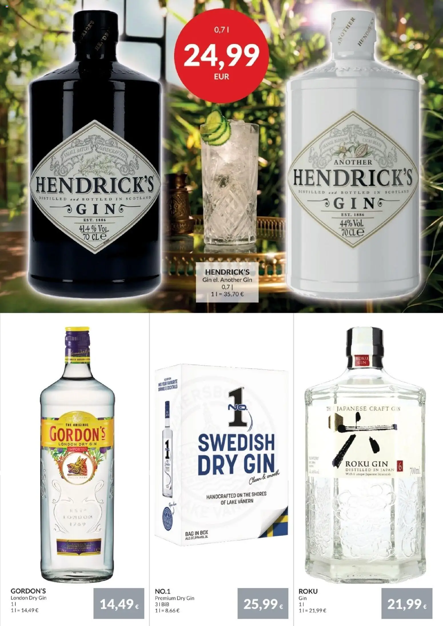 Nielsen Discount tilbudsavis – gyldig fra 09.04.2026 | Side: 39 | Produkter: Gin