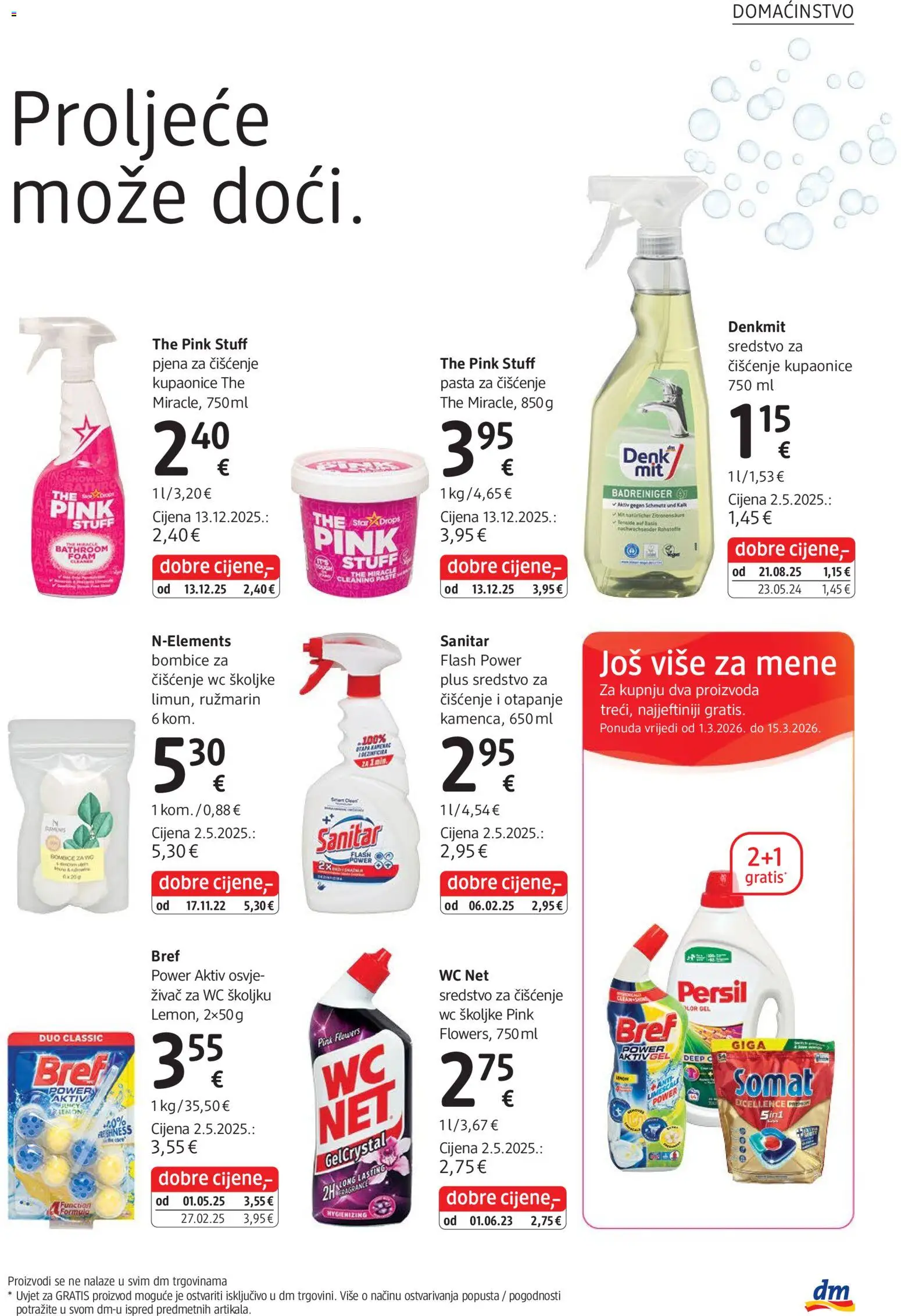 DM katalog | vrijedi od 01.03.2026 | Stranica: 37 | Proizvodi: Ružmarin, Pasta, WC Net, Persil
