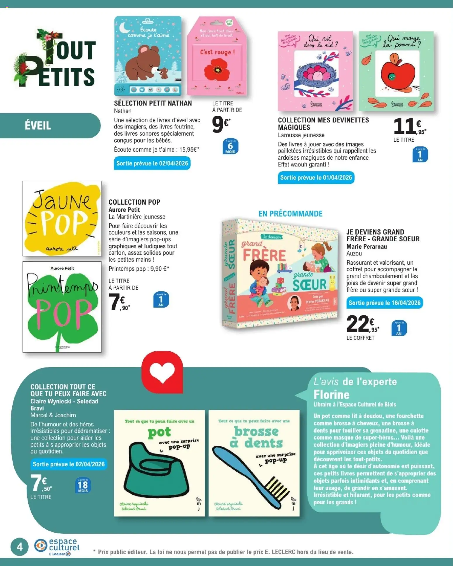 {H1} | Page: 4 | Produits: Pomme, Brosse, Thé, Livre