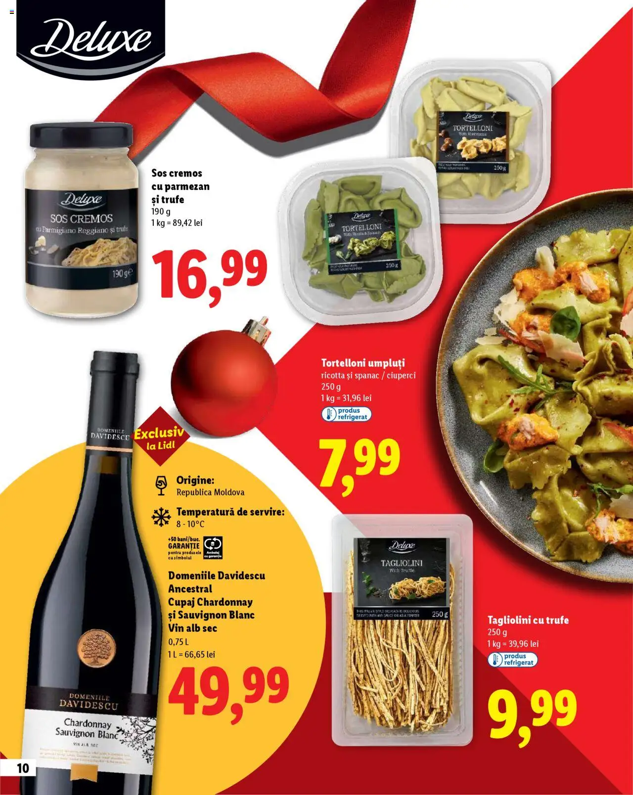 Noul catalog Lidl – valabil de la 23.10.2025 | Pagină: 10 | Produse: Delgeç, Ciuperci, Sos, Parmezan
