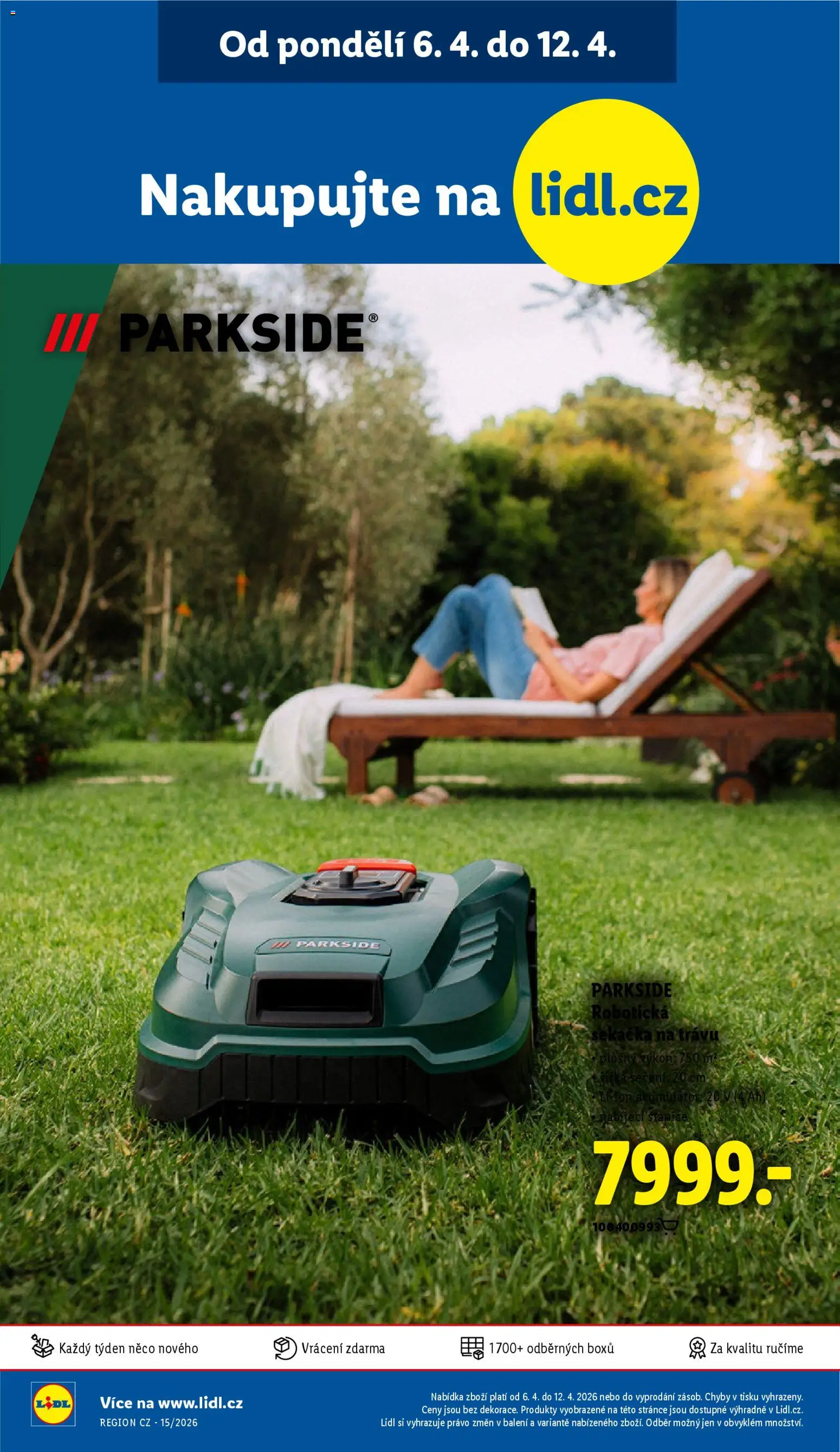 Lidl leták od 07.04.2026 | Strana: 36 | Produkty: Parkside, Sekačka