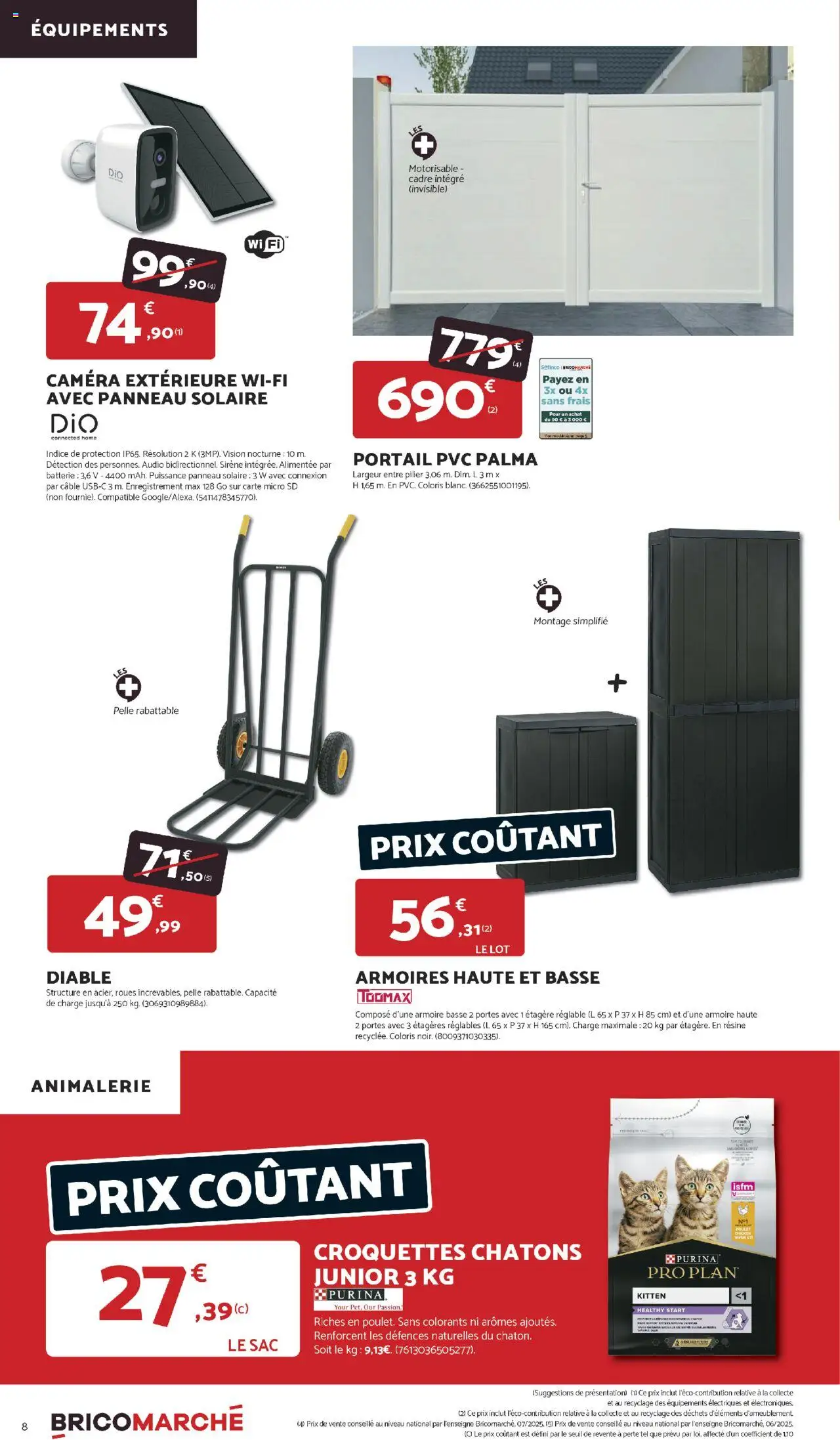  | Page: 8 | Produits: Câble, Portes, Batterie, Caméra