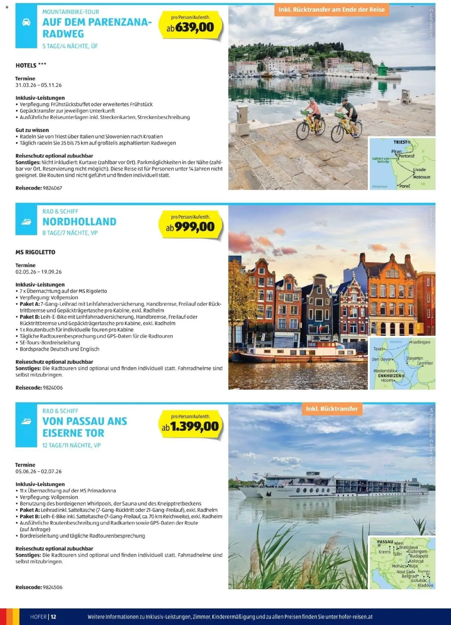 Hofer Reisen Flugblatt gültig ab 28.10.2025 | Seite: 12