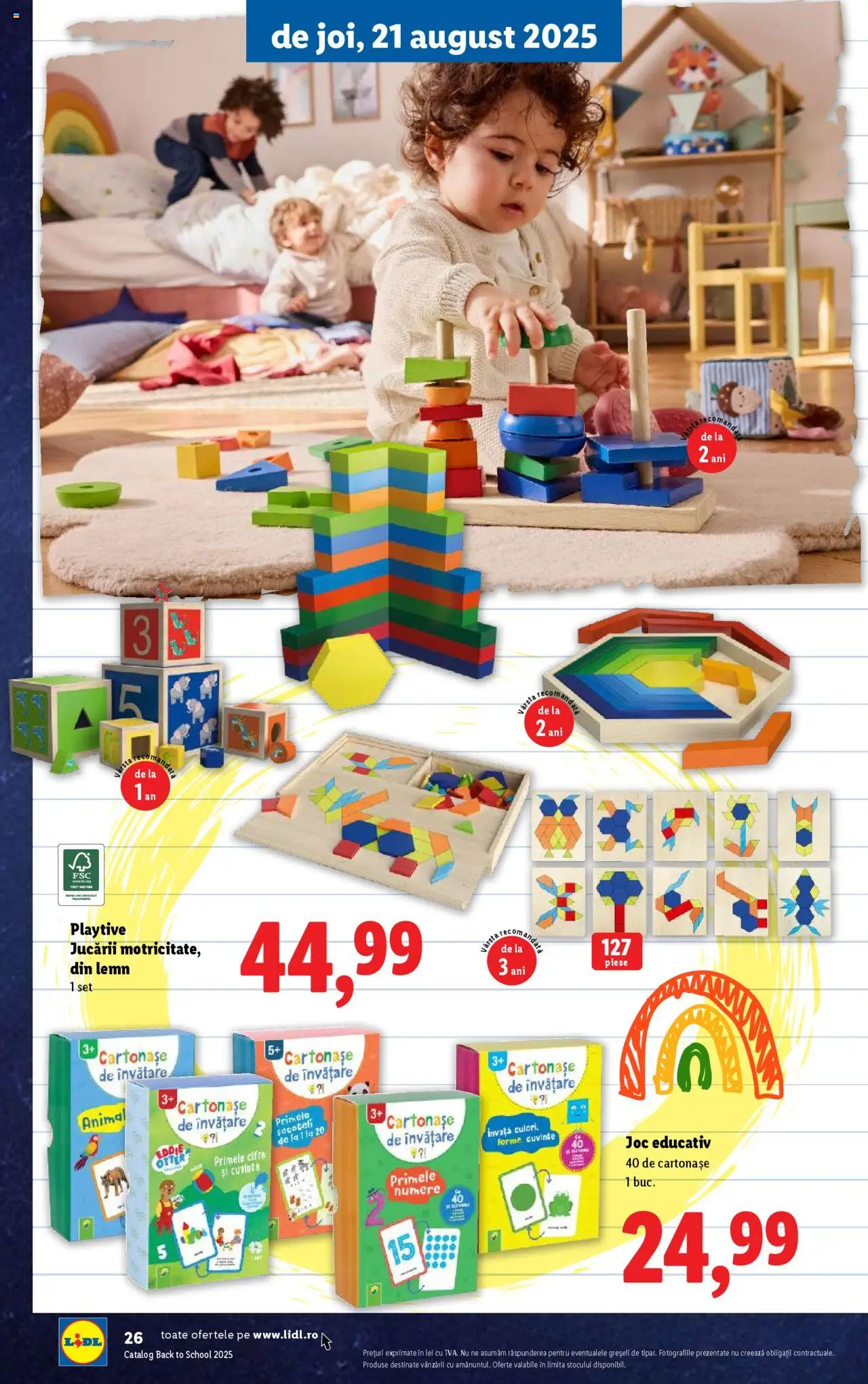 Lidl - Din nou la școală! – valabil de la 11.08.2025 | Pagină: 26 | Produse: Joc