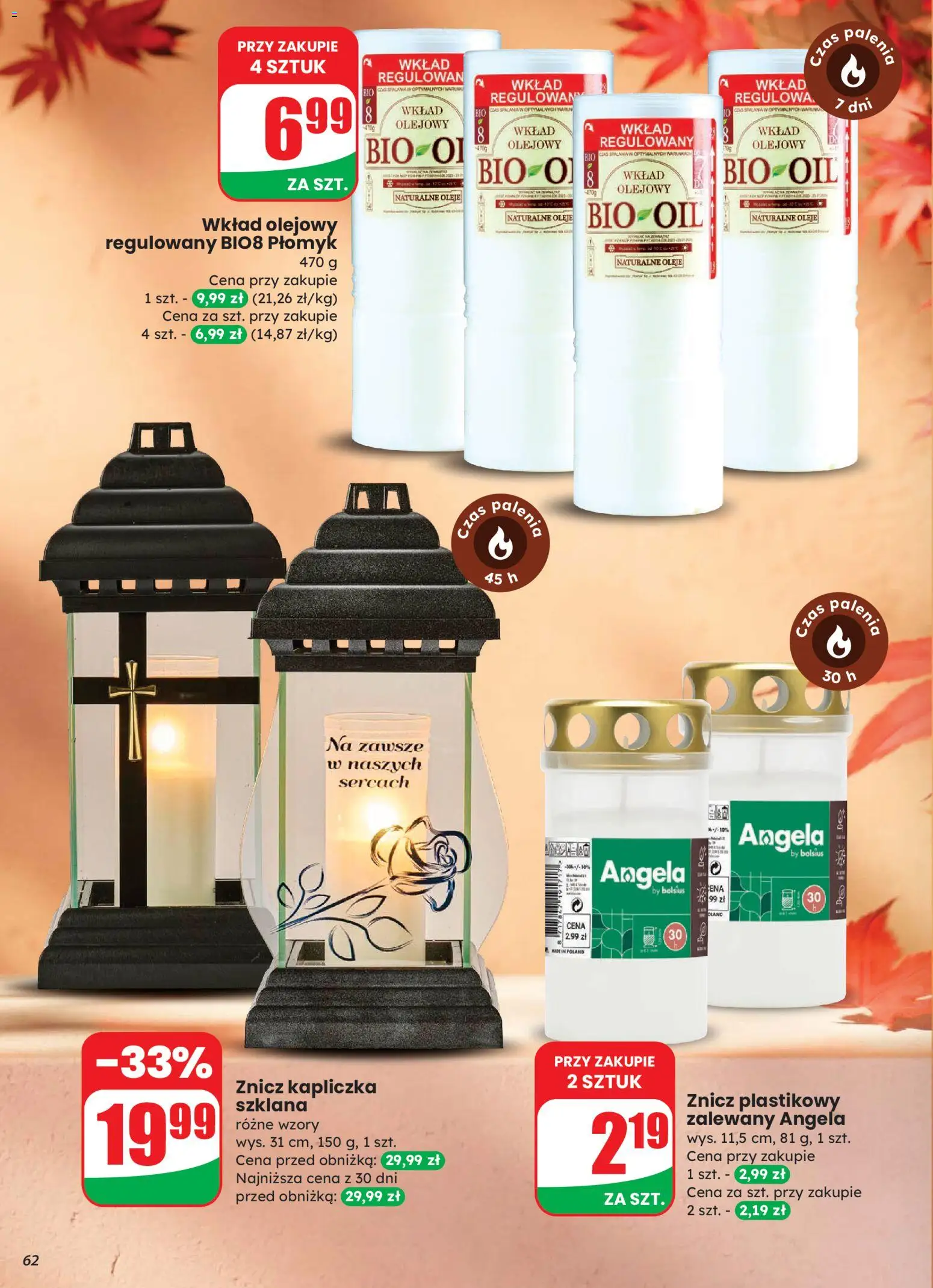 Dino Gazetka od 12.11.2025 | Strona: 62 | Produkty: Znicz kapliczka