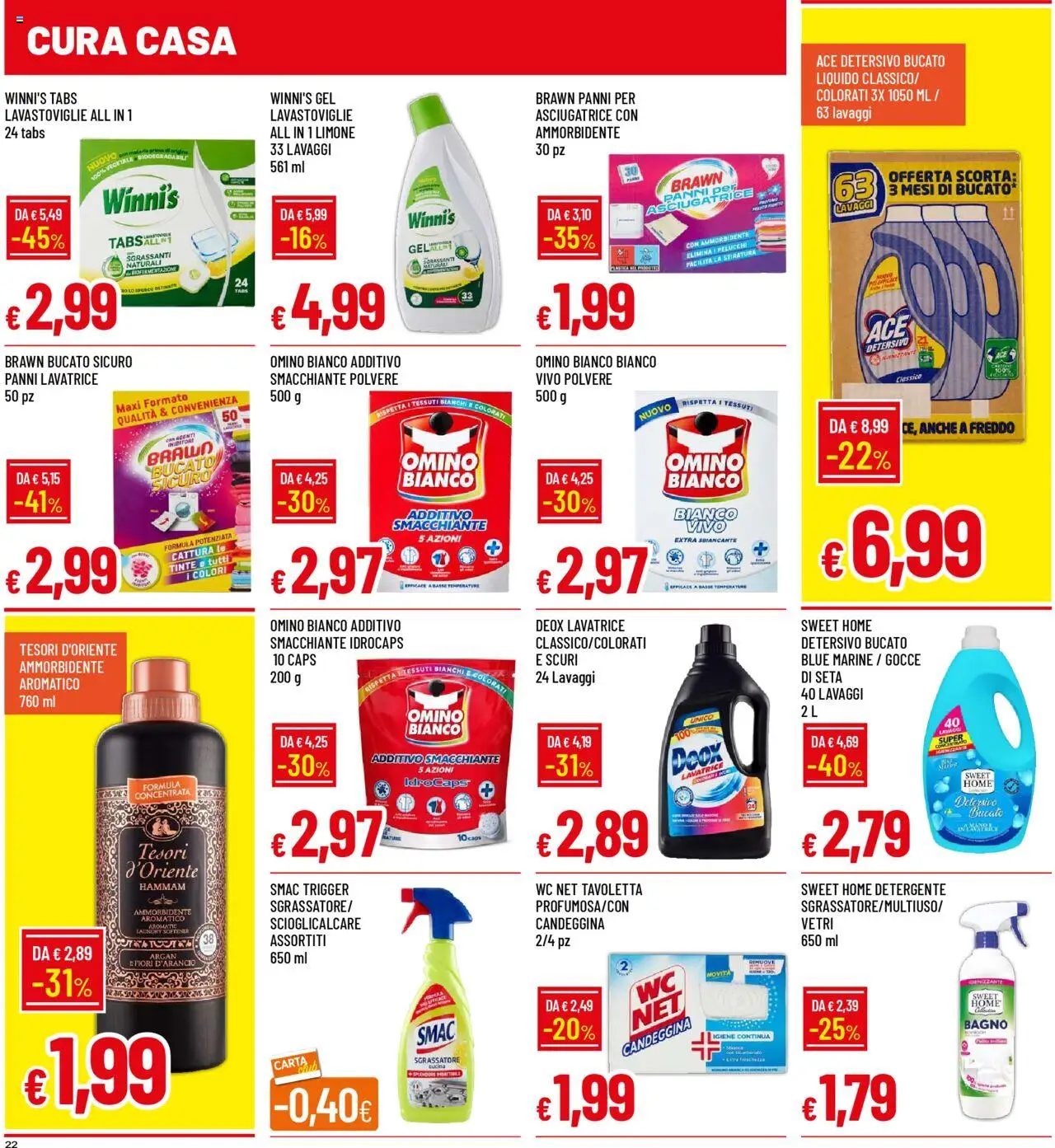 Volantino Galassia del 12.06.2025 | Pagina: 22 | Prodotti: Ammorbidente, Limone, Lavastoviglie, Bagno