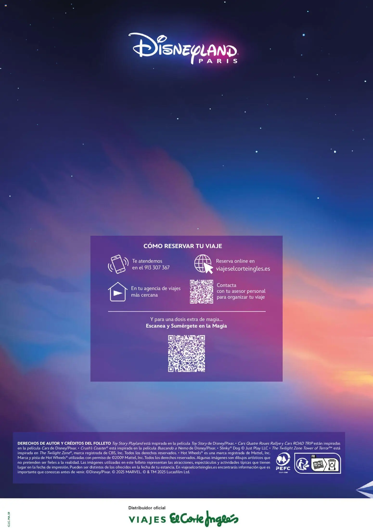 Viajes El Corte Inglés Folleto Disneyland Paris │ válido desde el 31.03.2026 | Página: 66 | Productos: Té