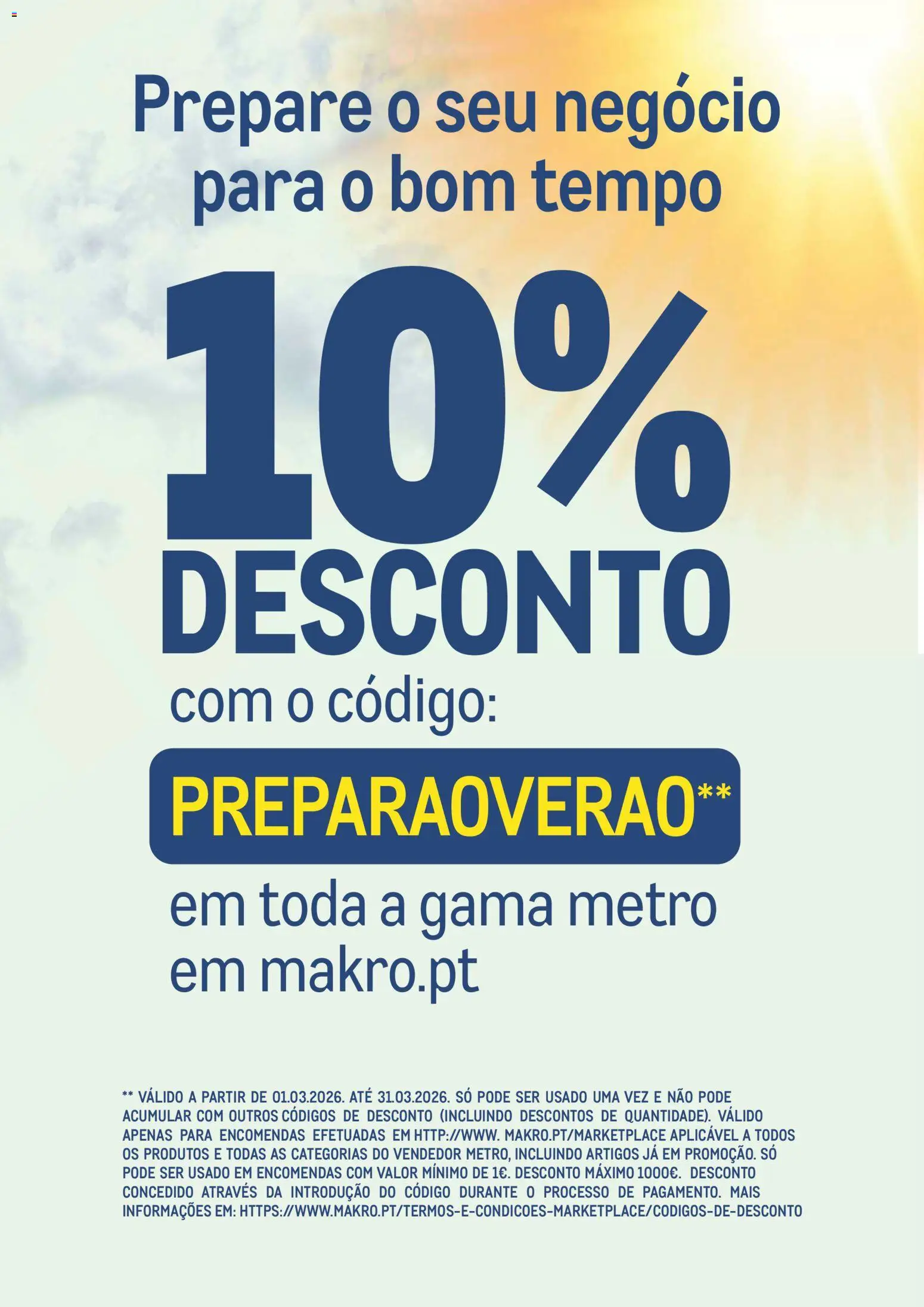 Makro Prepare o seu negócio para o bom tempo com 10desconto │ válido de 01.03.2026 | Página: 2
