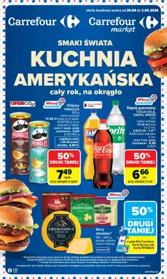 Pogląd oferty "Carrefour gazetka - Kuchnia Amerykańska" - ważna od 20.04.2026