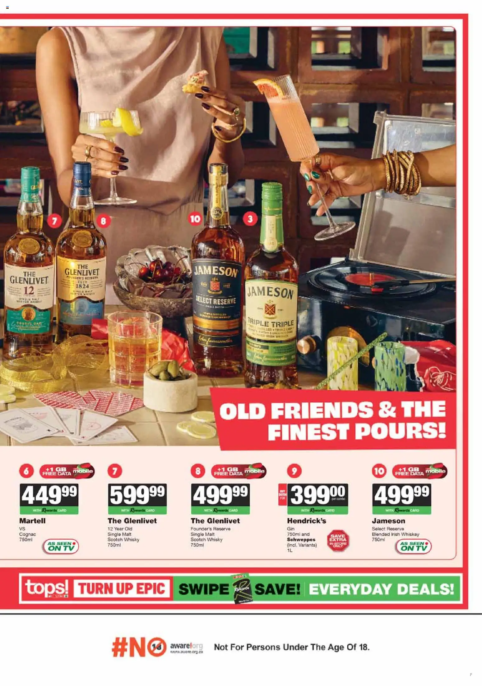 New Tops at Spar catalogue – valid from 24.11.2025 | Page: 7 | Products: Data, Whiskey, Ensalada de quino