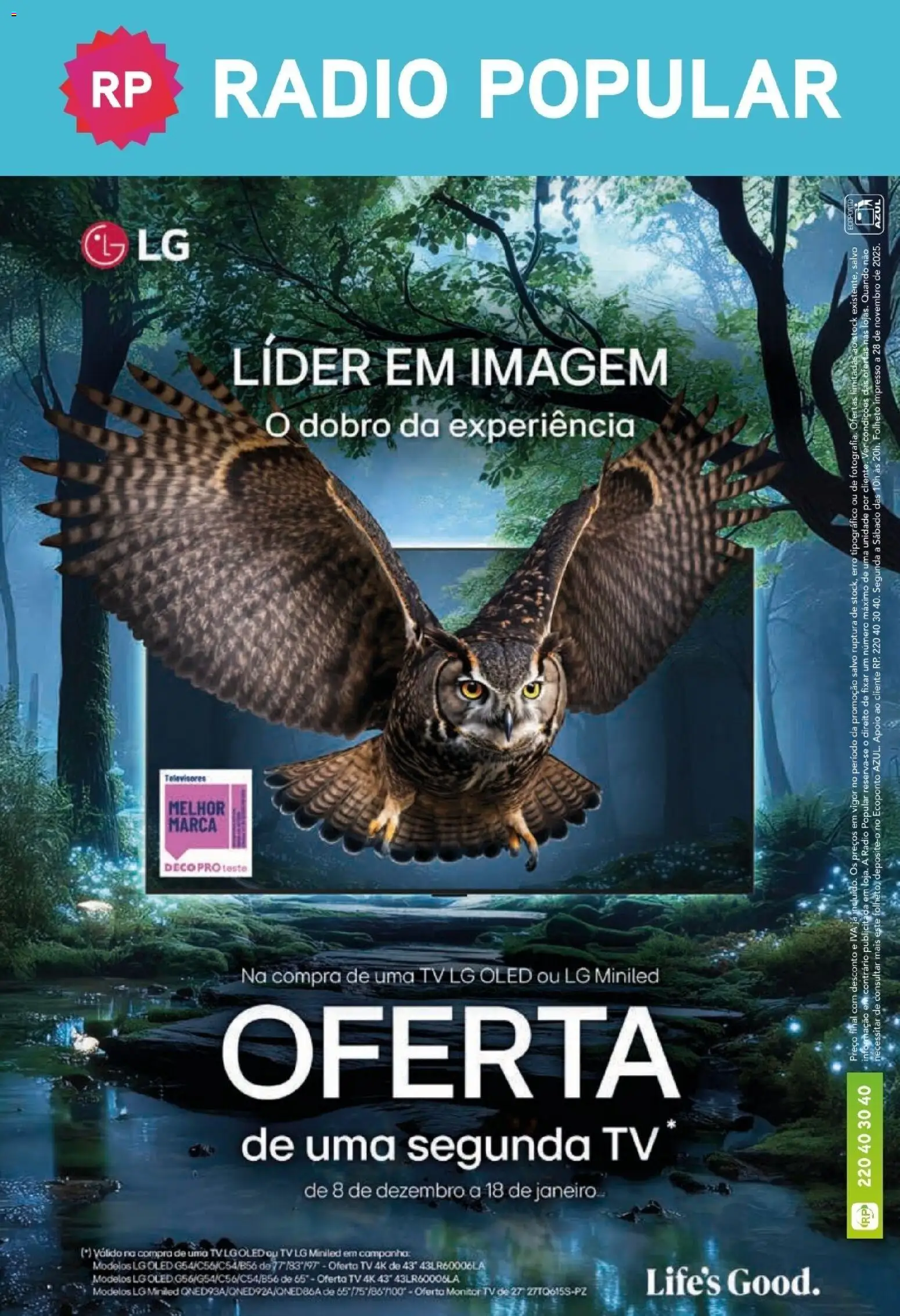 Radio Popular - Especial Natal │ válido de 05.12.2025 | Página: 164 | Produtos: Monitor, Rádio