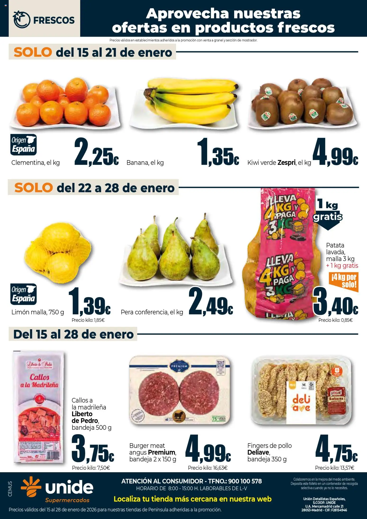 Unide -  Super │ válido desde el 15.01.2026 | Página: 4 | Productos: Kiwi, Bandeja
