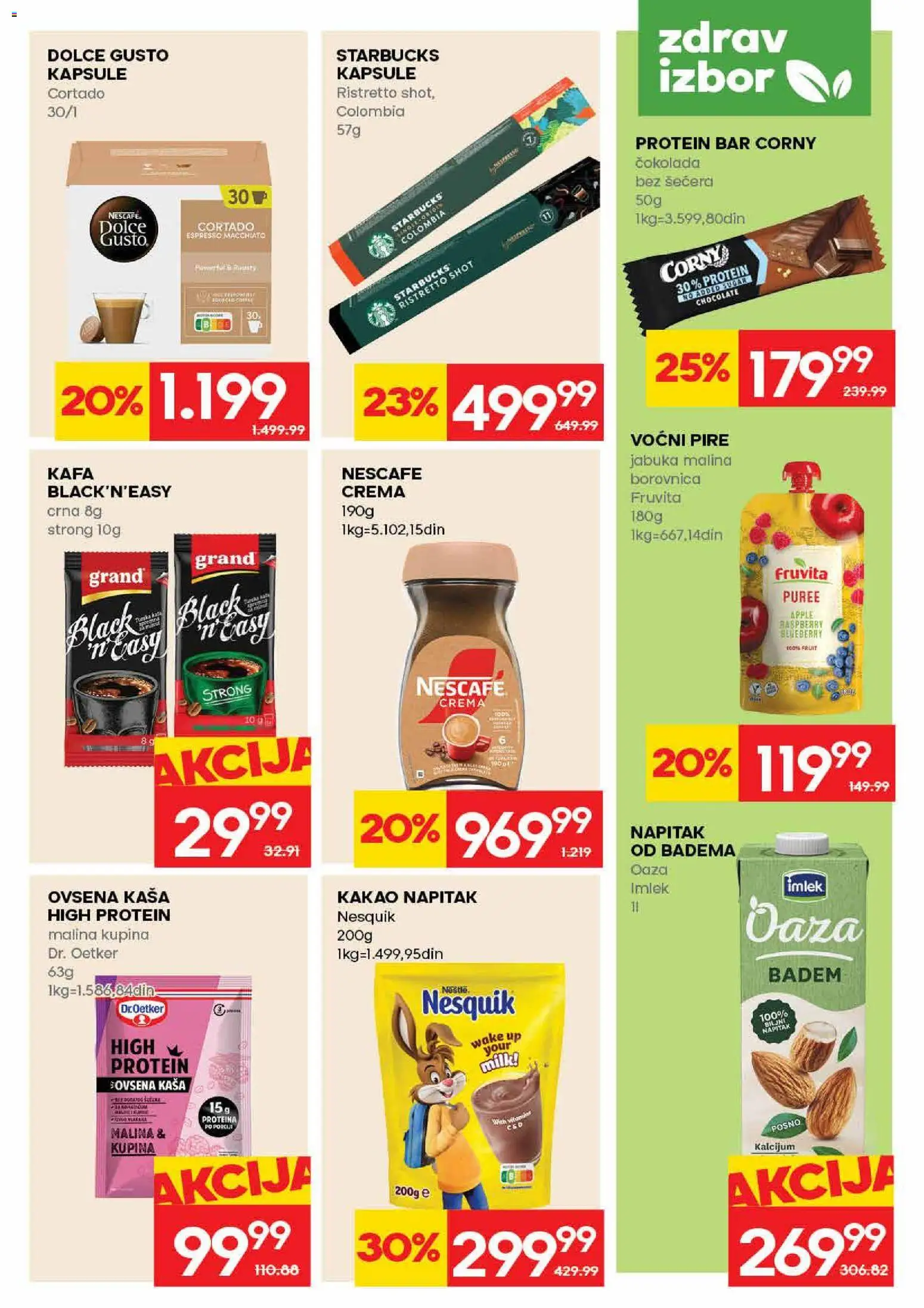 Idea katalog - važi od 09.04.2026 | Strana: 17 | Proizvode: Protein, Dr. Oetker, Malina, Čokolada