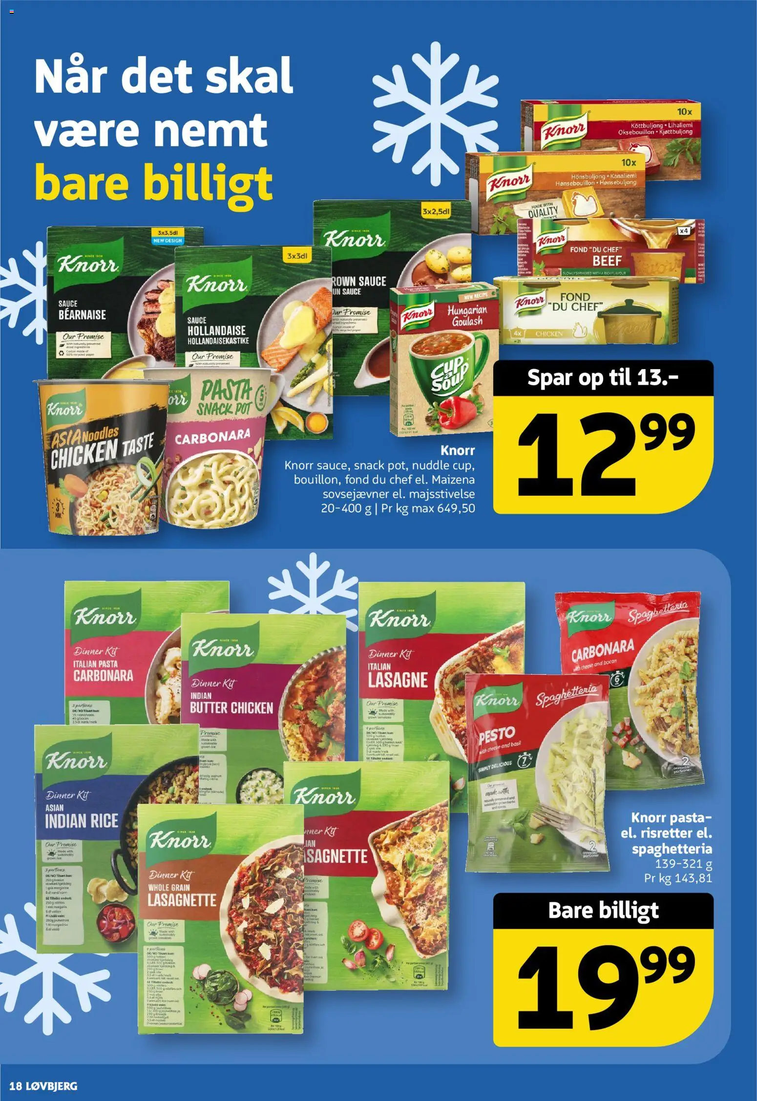 Løvbjerg tilbudsavis – gyldig fra 23.01.2026 | Side: 18 | Produkter: Pasta, Pesto, Carpete