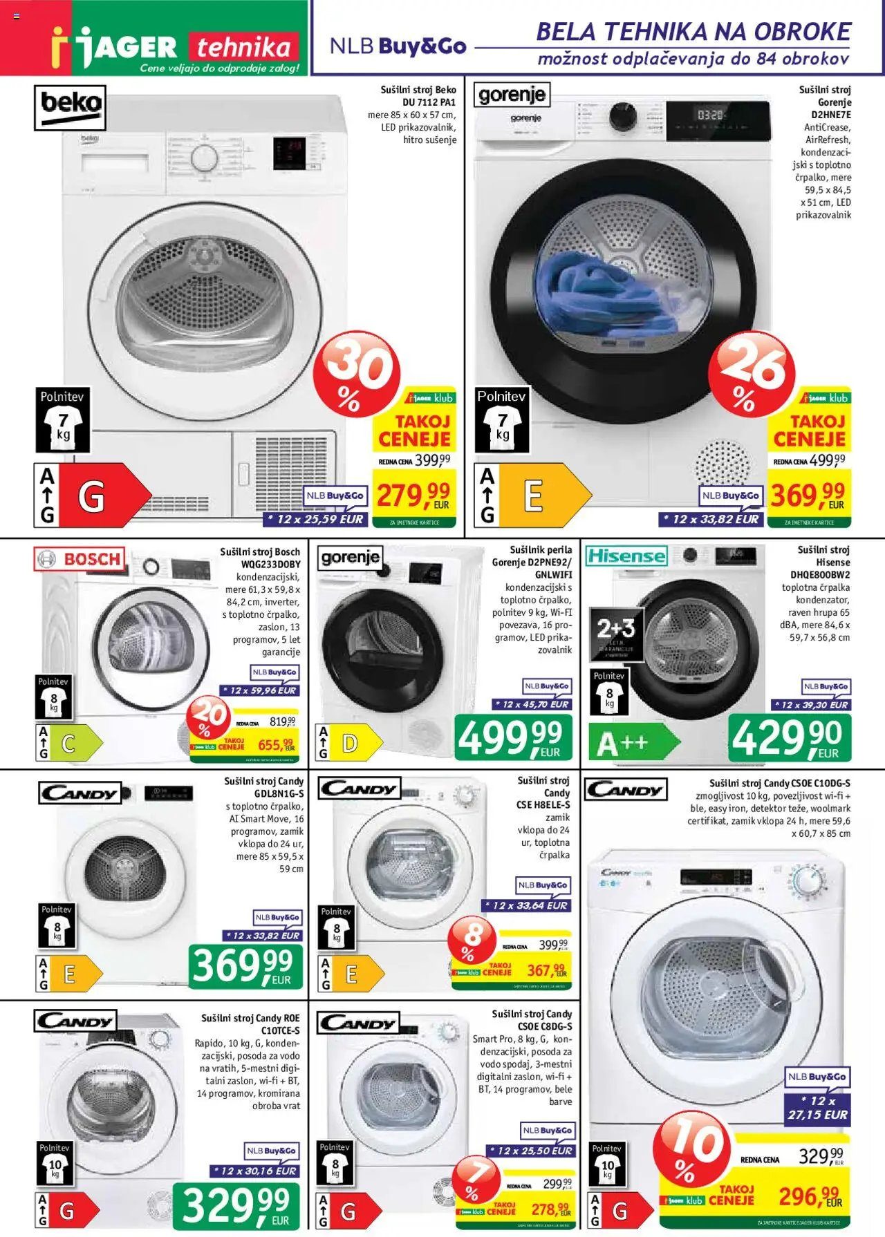 Novi Jager katalog ponudbe – veljaven od 22.10.2025 | Stran: 12 | Izdelki: Črpalka, Susilni stroj