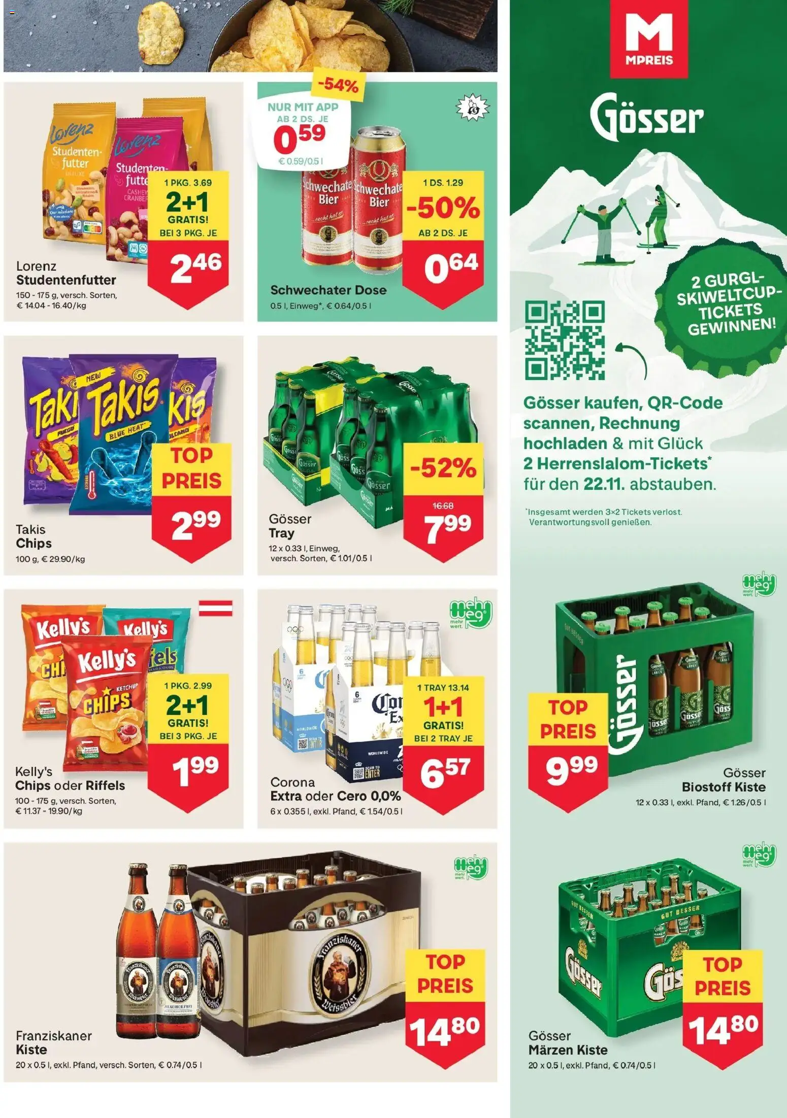 MPREIS Pfunds gültig ab 30.10.2025 | Seite: 13 | Produkte: Chips, Ketchup, Bier