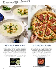 Meny - Spisetid gyldig fra 28.11.2025 | Side: 14 | Produkter: Salami, Suppe, Søm, Lingerie